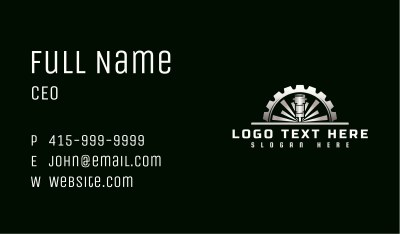 Laser Steel Cutter Business Card Image Preview
