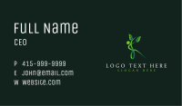 Abstract Yoga Leaf  Business Card Image Preview