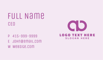 Modern Loop Consulting Business Card Image Preview