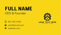 House Cogwheel Gear Business Card Image Preview