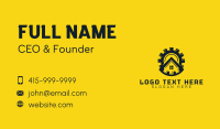 House Cogwheel Gear Business Card Design