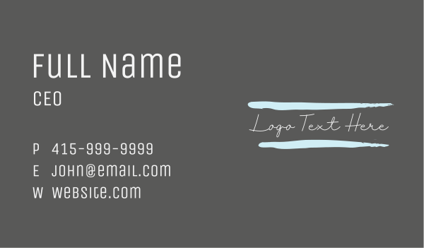 Classy Brushed Apparel Business Card Design Image Preview