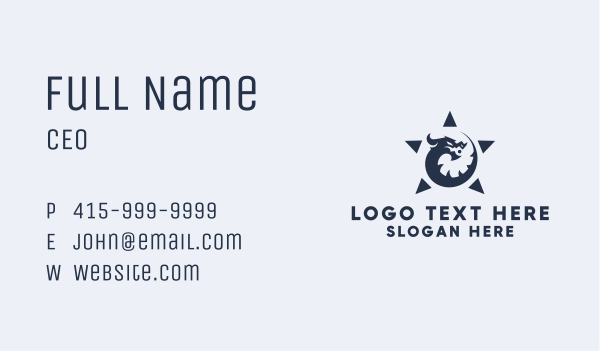 Star Dragon Gaming  Business Card Design Image Preview