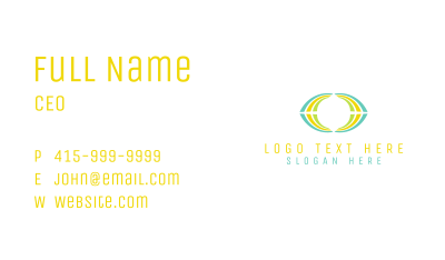Abstract Lemon Business Card Image Preview