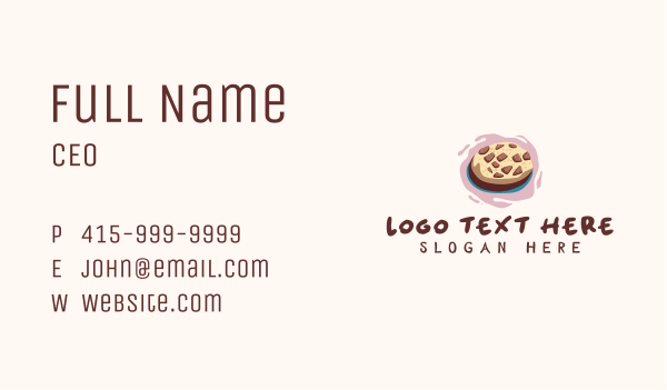 Sweet Cookie Biscuit Business Card Design Image Preview