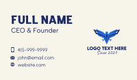 Blue Eagle Aviation Business Card Design