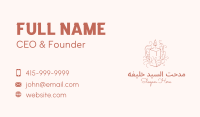 Boho Candle Scent Business Card Image Preview
