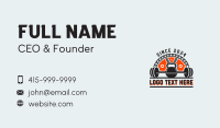 Kettlebell Dumbbell Gym Business Card Image Preview