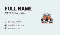 Kettlebell Dumbbell Gym Business Card Preview