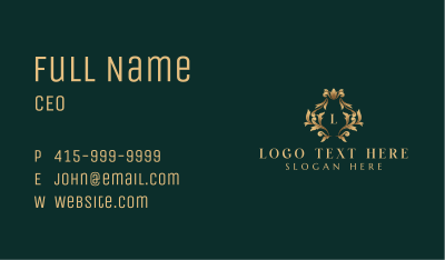 Luxury Royalty Premium Ornament Business Card Image Preview