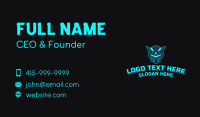 Robot Gaming Stream Business Card Preview