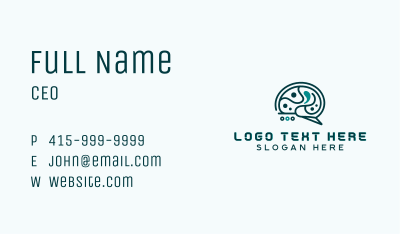 Cyber Brain Technology Business Card Image Preview