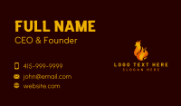 Fire Chicken Restaurant Business Card Preview