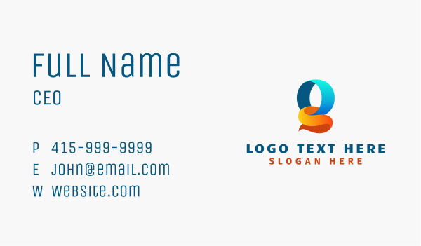 Digital Business Letter OS Business Card Design Image Preview