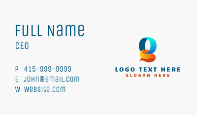Digital Business Letter OS Business Card Image Preview