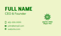 Leaf Wreath Lettermark Business Card Image Preview