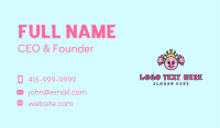 Candy Princess Mascot Business Card Image Preview