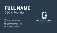 Online Commerce Phone Business Card Image Preview