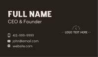 Luxe Event Styling Wordmark Business Card Image Preview
