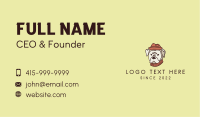 Dog Fashion Hat Business Card Image Preview
