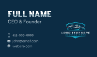 Sedan Vehicle Garage Business Card Design