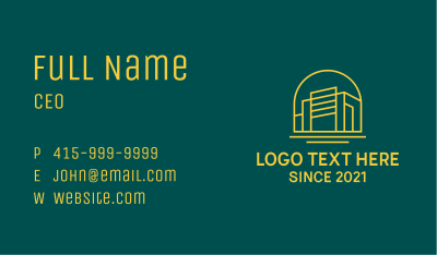 Logistics Warehouse Storage Business Card Image Preview