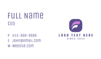 Software Programmer Letter F Business Card Image Preview