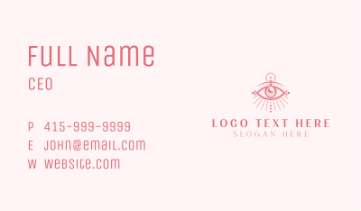 Bohemian Eye Star Business Card Image Preview