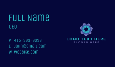 Startup Tech Vortex  Business Card Image Preview