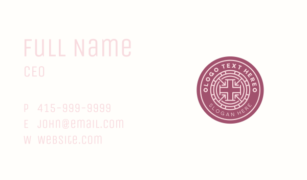 Religious Christian Ministry Business Card Design Image Preview