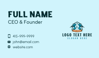 Construction Drill Builder Business Card Design