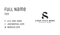 Gradient Liquid Letter S Business Card Image Preview