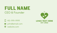 Organic Heart Acupuncture  Business Card Preview