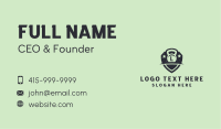 Kettlebell Shield Letter  Business Card Image Preview