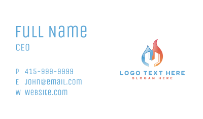 Thermal Wrench Repair Business Card Image Preview