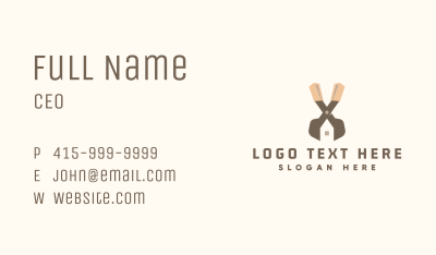Home Lawn Scissor Tool Business Card Image Preview