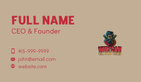 Gladiator Mascot Gaming Business Card Image Preview