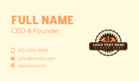 Hammer Builder Sawmill Business Card Image Preview