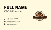 Hammer Builder Sawmill Business Card Image Preview