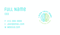 Brain Network Circuit Business Card Image Preview