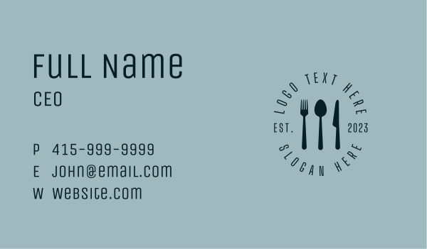 Food Diner Restaurant  Business Card Design Image Preview
