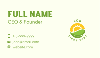 Sun Leaf Eco Farm Business Card Image Preview