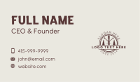 Carpenter Woodwork Chisel Business Card Image Preview