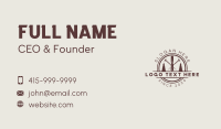 Carpenter Woodwork Chisel Business Card Preview