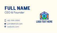 Multicolor Home Builder  Business Card Image Preview