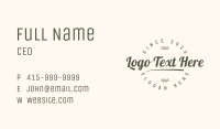 Beachwear Branding Wordmark Business Card Image Preview