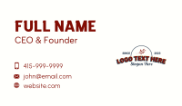 Generic Leaf Banner Wordmark Business Card Image Preview