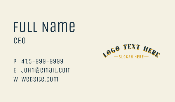 Classic Barbershop Wordmark Business Card Design Image Preview