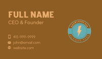 Retro Volt Company Business Card Image Preview