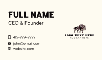 Geometric Bull Rodeo Business Card Preview